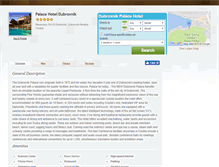 Tablet Screenshot of hoteldubrovnikpalace.com